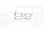 Jeep Wrangler donut door patent image