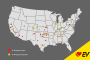 Love's Travel Stop EV charging station map, 2024