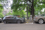 Oslo street scene: Nissan Leaf, Volkswagen e-Golf, Tesla Model S, July 2015