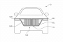 Patent image of a BMW grille incorporating headlights