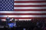 President Biden with flag backdrop at NAIAS 2022