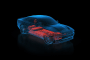 Rendering of Dodge Charger Daytona test bed for Factorial solid-state battery cells