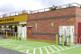 Rendering of EnviroSpark EV chargers at at Waffle House