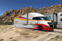 Shell Airflow Starship truck in Gila Bend, AZ,  on cross-country fuel economy run 