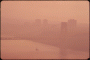 Smog obscures George Washington Bridge, 1973 [From EPA Documerica series]