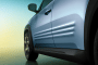 Teaser for 2025 Renault 4 E-Tech debuting at the 2024 Paris auto show