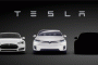 Tesla Model 3 teaser image with Model S and Model X, March 2016