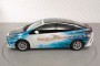 Toyota Prius Prime PHV test vehicle with solar panels in Japan