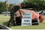 U.S. Navy drunk driving deterrence display