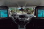 View from inside Waymo self-driving car