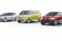 Left to right: Volkswagen ID, ID Buzz and ID Crozz concepts